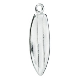 Sterling Silver 3D Surf Board Charm Item #39597