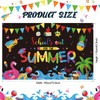 School's Out for The Summer Backdrop Pool Party Decorations End