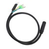 Electric Bike Motor Extension Cable M6 Female 9 Pin Waterproof