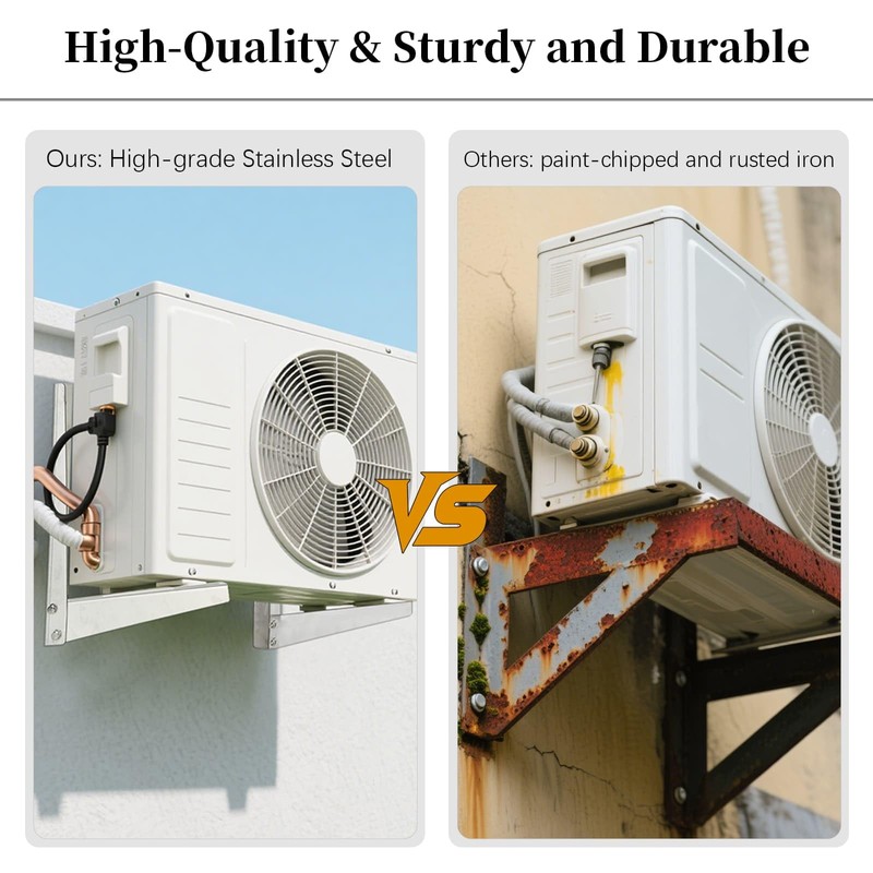 Heavy Duty Mini Split Wall Mounting Bracket Outside,Stainless Steel AC