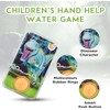 SRV Hub Dinosaur Water Ring Toss Game, Orange Handheld Arcade