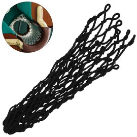 Billiard Table Net, Simple Practical Hard and Pull Billiard Mesh Bag for Leisure Pool Clubs, Entertainment Place for Various Billiard Tables (Black)
