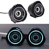 Desktop Speaker USB Powered Heavy Subwoofer Desktop Mini LED Speaker