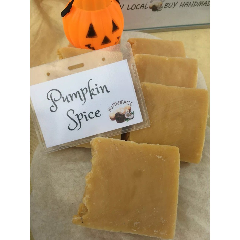BUTTERFACE Bath and Body Soap Pumpkin Spice All Natural