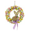National Tree Company Artificial Hanging Wreath, Woven Branch Base, Decorated