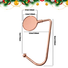 4PCS Christmas Stocking Holders Hangers Hooks for Fireplace Mantel Hooks Hanger Grip Clips for Christmas Party Home Decoration