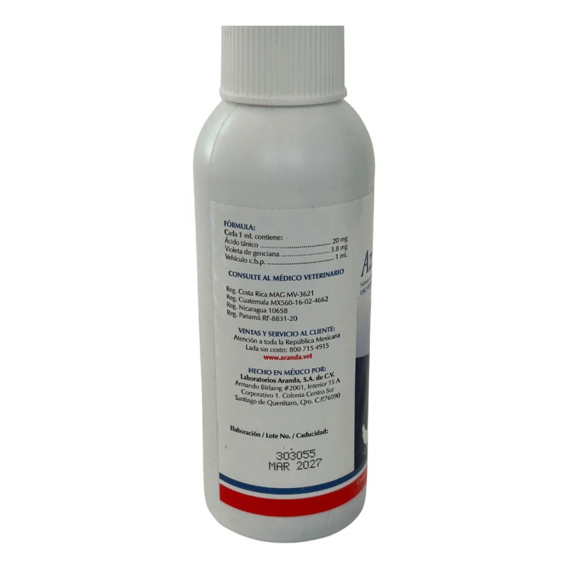Azul Piotanico 120ml Cicatrizante Heridas Repelente Perros
