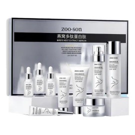 Kit De Cuidado Facial Zooson 9 Pz Skincare. Poros Y Arrugas.