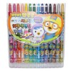 Global Chemical Multicolor Twistable Crayons Non Toxic No Mess 14 Count Pack Made in Korea