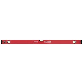 GEPCO Industrial Spirit Level 30-180 cm Aluminium 1.2 mm Measuring Scales Construction Scales 3 Levels Measuring Tolerance: 0.5 mm/m 150 cm