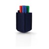 magnetoplan magnetoTray ecoAware Small Magnetic Felt Pen Holder, 6 x