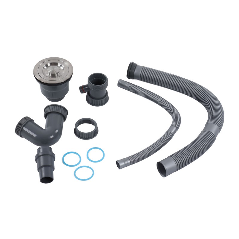 Kitchen Sink Strainer Drain Hose Single Sink Drain Set Kitchen