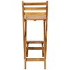 Christopher Knight Home Atlantic Outdoor Foldable Wood Barstool, 31", Natural