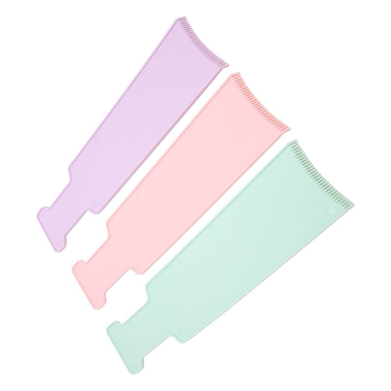 Highlighting Board with Teeth, 3 Pieces, Hair Dye Board, Balayage