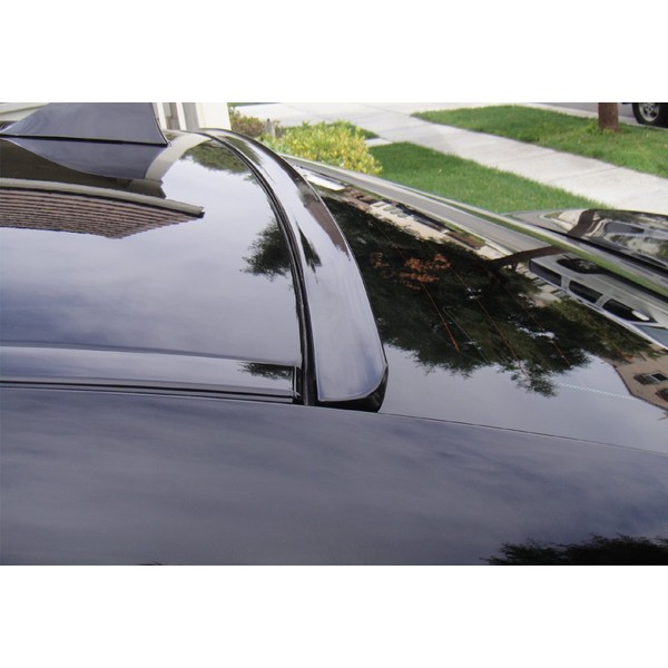 JR2 Painted Black Color Rear Window Roof Spoiler Made for 2000 2001 2002 2003 2004 2005 Honda Civic 2D Coupe