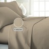 Pizuna Pure 100% Cotton Flat Sheets Only Full Simply Taupe