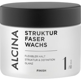 ALCINA Structure Fibre Wax | 1 x 50 ml | Hair Wax for Short Hair | Natural Hold & Cool Shine | Insider Tip Against Protruding Hair | Perfect Structure & Flexibility | Easy to Wash Out