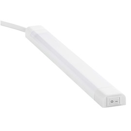 Sebson LED underfit light, neutral white, 30 cm, LED strip, 4 W, 280 lm, 4000 K, LED light strip with plug and switch, 230 V, IP20, 24 x 13 x 300 mm, 30cm