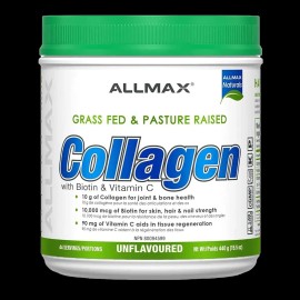 Allmax Collagen With Biotin & Vitamin C Unflavored 440g