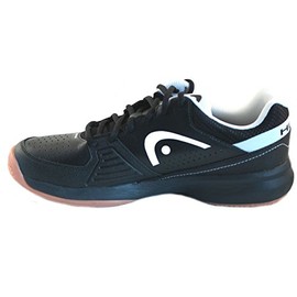 HEAD Men's Grid 2.0 Low Racquetball/Squash Indoor Court Shoes (Non-Marking)(Black/White) 9.5 (D) US
