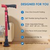 WLKPAL Adjustable & One-Button Folding Walking Cane for Women &