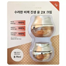 Bichup 수려한 비책 진생 윤 2X 크림 총 75ml (50ml + 25ml) Su:ruihan Vichy Jinseong Yoon 2X Cream Total 75ml (50ml + 25ml)