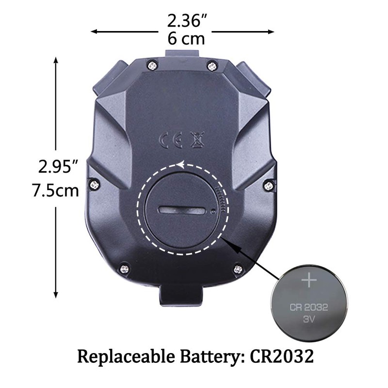 FCXJTU Digital Sports Stopwatch Timer 100 Rounds / Split Memory