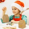 80UncleKimby 50Pcs Christmas Gingerbread House Kit Houses-Shaped Box Xmas Gift