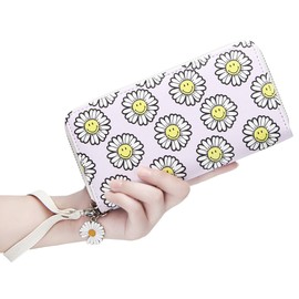 KUKOO Women’s Zip Around Wallet Phone Clutch Purse Card Holder Organizer Wristlet