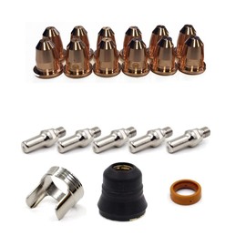 LOTOS NCON21 Plasma Cutter Consumables Set for LTP5500D LTP5500DCNC LTP6300D LTP6300DCNC Non-HF Blow Back Arc Start Plasma Cutters