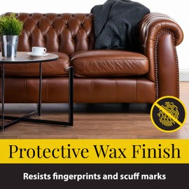 Fiebing's Carnauba Wax (4 oz) - Protective Leather Wax Creme Resists Fingerprints & Scuff Marks - Flexible, High Gloss Top Coat Finish to Restore Smooth Leathercraft, Car Seat, Boot, Shoe, Purse