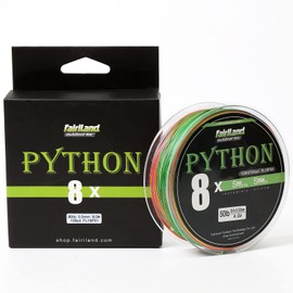 fairiland 8 Strands Braided Fishing Line, Solid Weaving 8X Braided Line for Smooth Casting, Strong Abrasion Resistance, High Sensitivity and Zero Stretch, 21-58 Test-LB, 164yd-0.16mm-23lb, 5-Color
