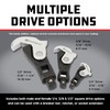 Powerbuilt 3 Piece Spring-Loaded Crowfoot Wrench Set, Adjustable, Auto Size,