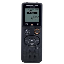 OM SYSTEM VN-541 PC (Successor Olympus VN-541 PC) Digital Voice Recorder with Omnidirectional Microphone, One-Touch Recording, Noise Cancellation & 4 GB Memory