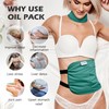 Pedobi 2 Pcs Castor Oil Pack Wrap, Castor Oil Compress