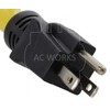 AC WORKS Generator to Transfer Switch 50Amp Inlet Box Adapter