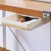 Attached sliding drawer extra large desk storage drawer
