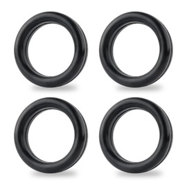4pcs Car Exhaust Hangers O Rings - Rubber Muffler Hanger Insulator Bushing Mount - Universal Automotive Replacement Exhaust Hanger Tool Fits Most Car Truck SUV