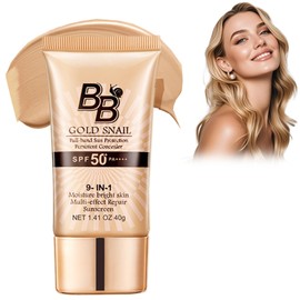Tinted Day Cream With SPF 50 für strahlend weiße Haut | Moisturising Tinted Moisturiser mit hohem Lichtschutz | Ideal für gleichmäßigen Teint & Make-up-Look | 40g Sonnenschutzcreme(Natural Color)