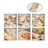 Yardwe Pack of 6 Non-Slip Stickers Beach Pattern Bathroom Pedal