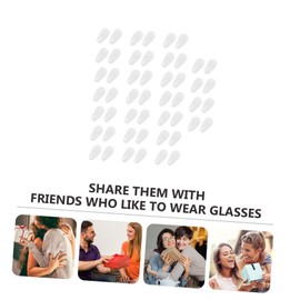 Minkissy 3sets Glasses Nose Pads Non-slip Design Air Chamber for Comfort 25pairs*3