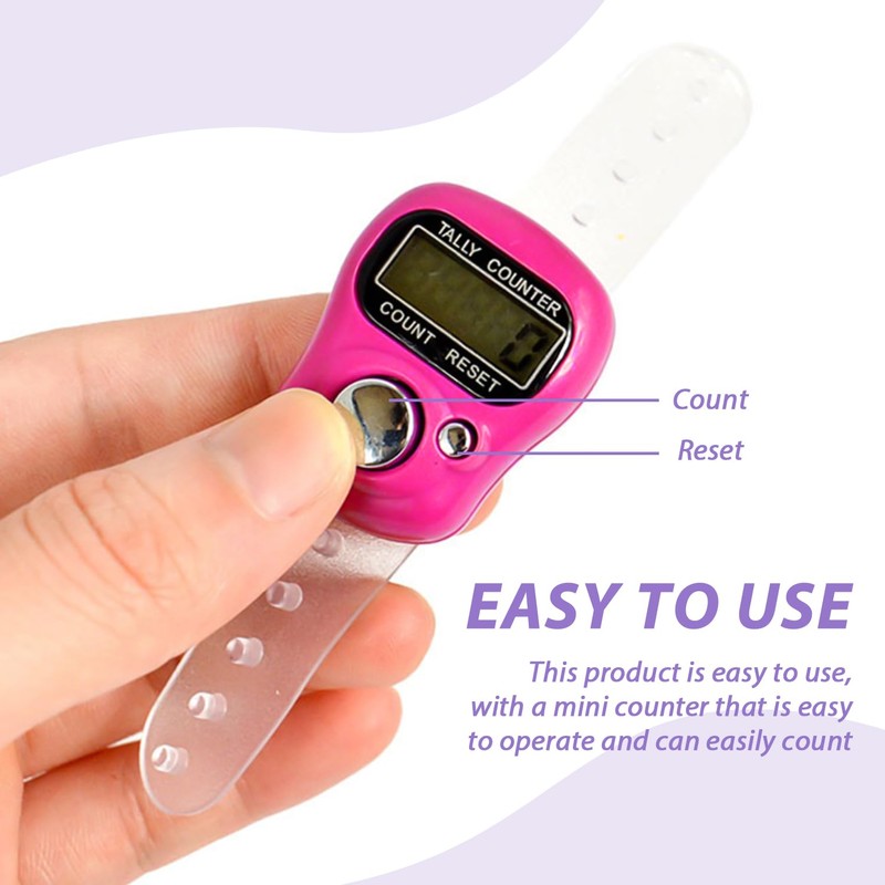 EPCDBBRT 5 Pieces Mini Counter And 50 Pieces Colorful Marker