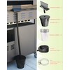 Rear Grease Drainage System for Blackstone Griddle, Equipped with Rear