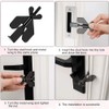 Upgrade Portable Door Lock for Travel,Suithink 304 Stainless Steel Black