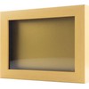 Natural 5x7 Small Shadow Box Picture Wooden Frame with Gold