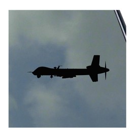 MQ-9A Reaper Pilot Side Vinyl Sticker Decal Air Force Unmanned Drone Veteran UAV