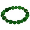Yunomi Chrysoprase Power Stone Healing Bracelet, 0.4 / 0.3 inch