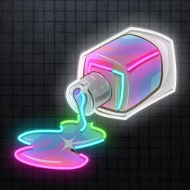 Vital Neon Custom Neon Signs - LED Neon Wall Sign for Bedroom, Wedding, Parties, Gaming, Businesses & Every Occassion. (NAIL POLISH)