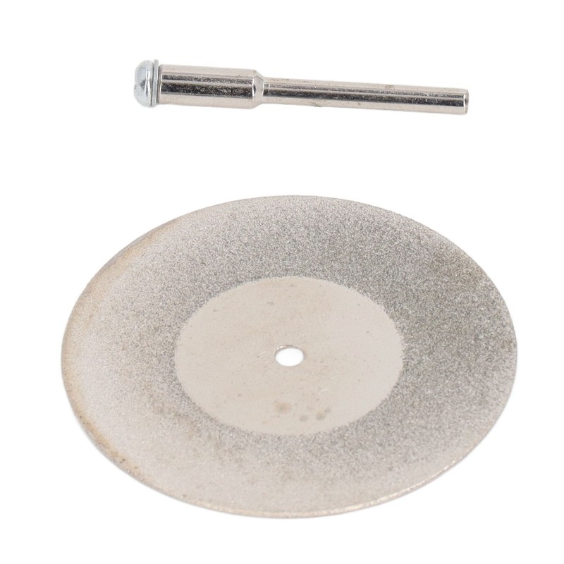 10PCS Thin Diamond Cutting Disc with Rod Round Grinding Sanding