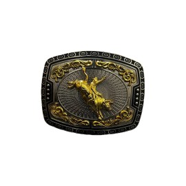Unbranded Rodeo Western Style Cowboy Buckle Hebilla Vaquera Con Jinete Hebilla Charro
